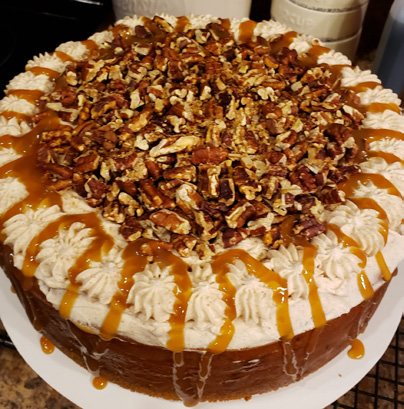Butter Pecan cheesecake