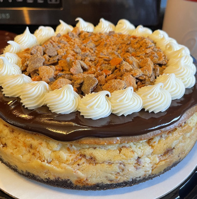 Butterfinger cheesecake