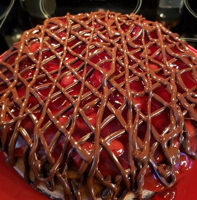 Chocolate Cherry cheesecake