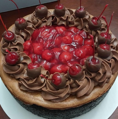 Chocolate Covered Cherry cheesecake