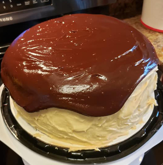 Chocolate Salted Caramel cheesecake