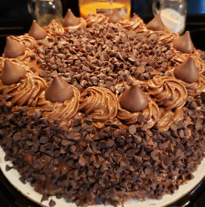 Hershey's Kisses cheesecake